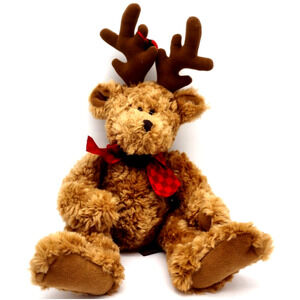 Tri Russ Target Reindeer Teddy Bear Plush Stuffed Toy Christmas Holiday 19" RARE